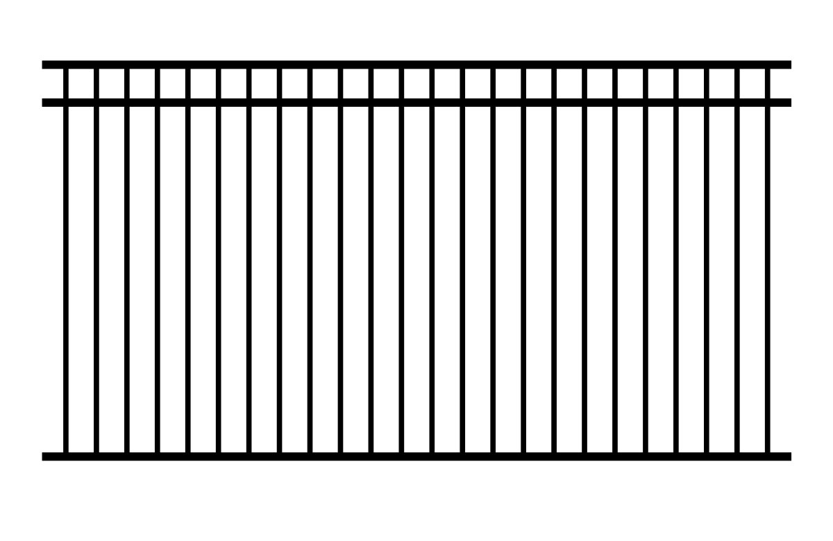 Сварной забор «Прямой»